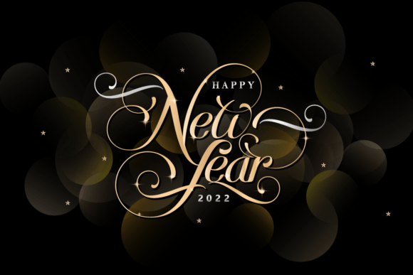 Download Happy New Year Lettering Fonts - Lettering fonts Collection