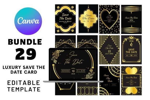 Download 29 Luxury Save the Date Card Vol-4 - Premium Bundle